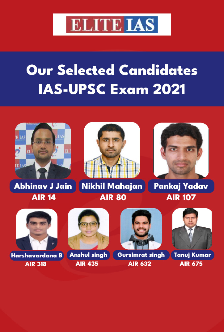 Best IAS Coaching in Delhi - Elite IAS Academy Selected Students