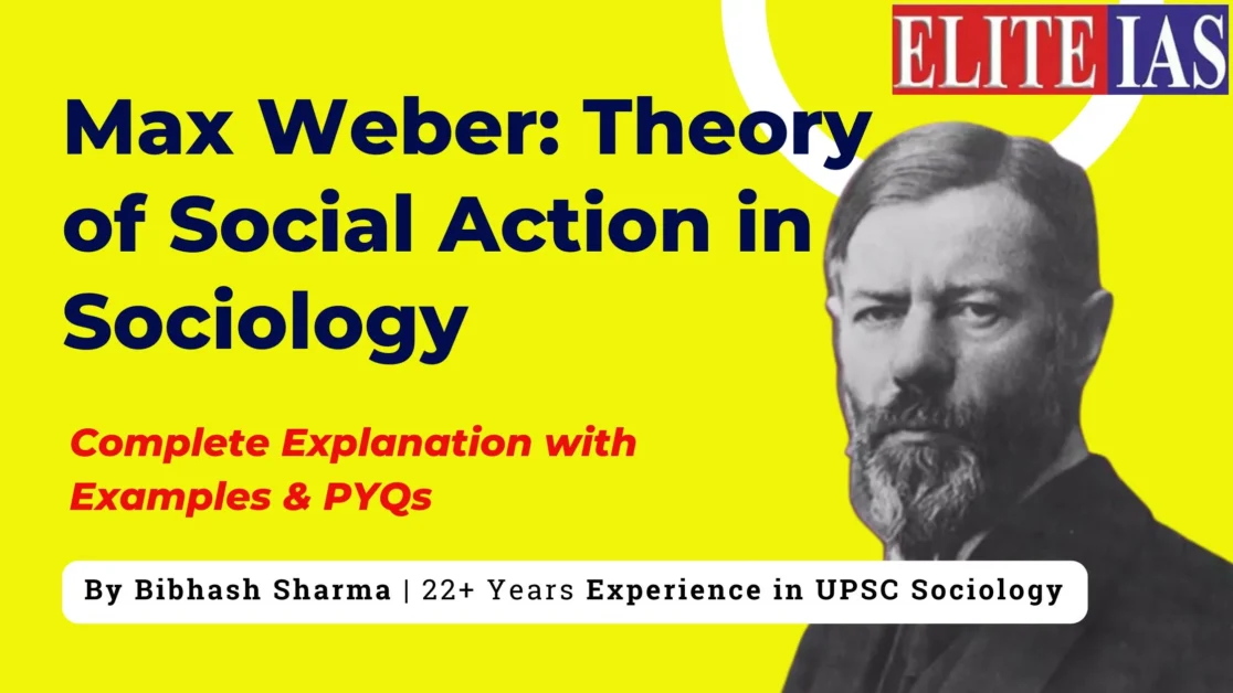 Max Weber Theory of Social Action explained for Sociology Optional UPSC CSE